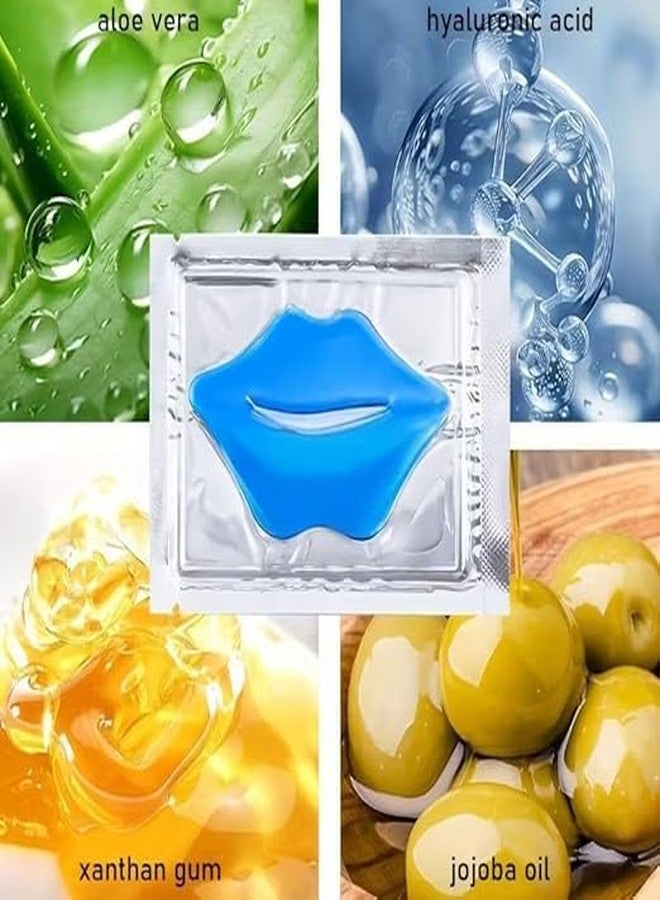 VishBin Hydrating Gel Masks for Dry, Cracked Lips | Lip Treatment Pads with Hyaluronic Acid & Vitamin E | Plump, Smooth & Nourish Lip Patches, Anti-Aging and Plump Your Lips (Pack of 2) - Image 2